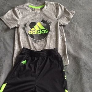 Boys Adidas short set